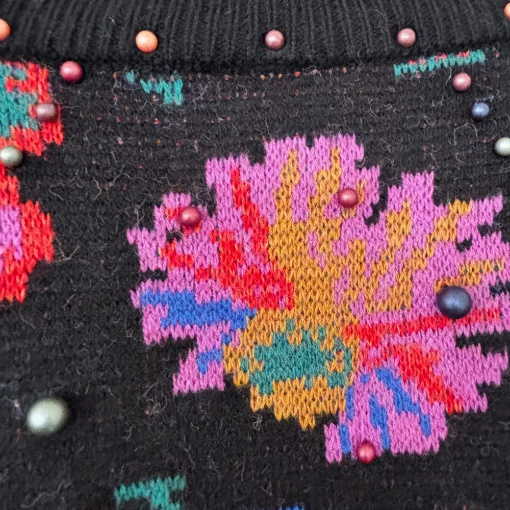 Farm Rio Beaded Sweater - Picture 7 of 8